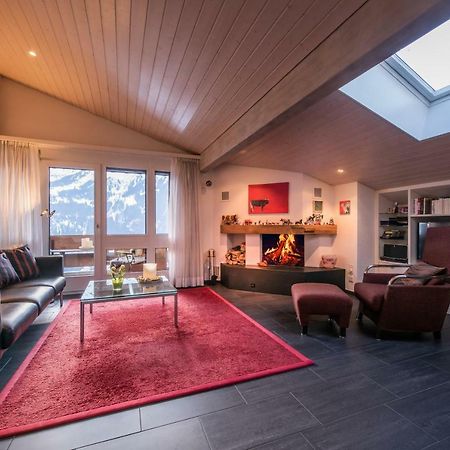 Chalet Primula Penthouse Wengen Extérieur photo