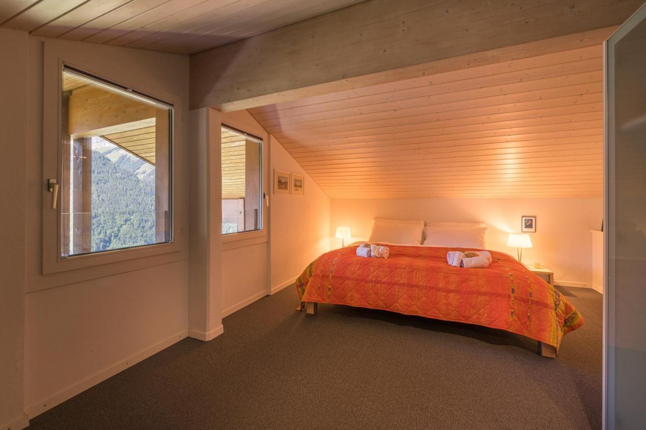 Chalet Primula Penthouse Wengen Extérieur photo