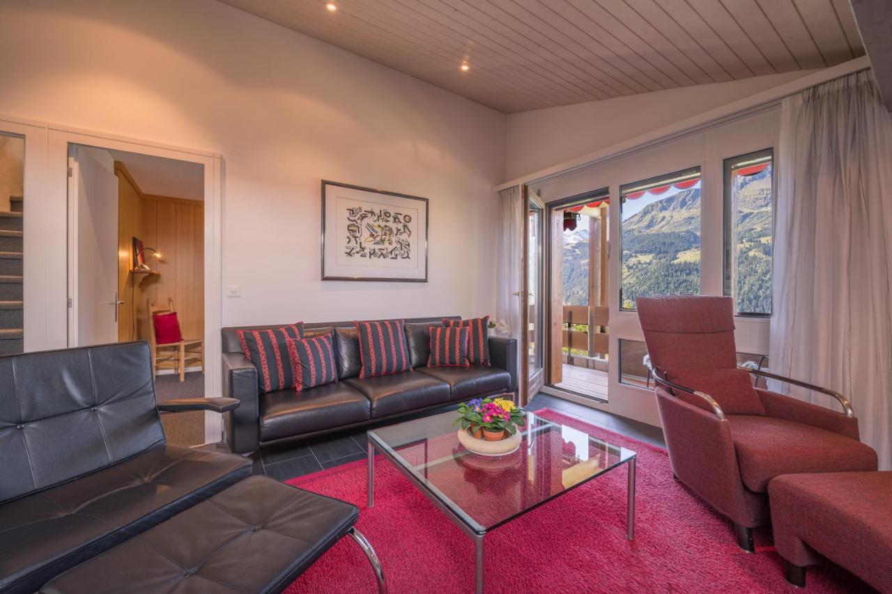 Chalet Primula Penthouse Wengen Extérieur photo
