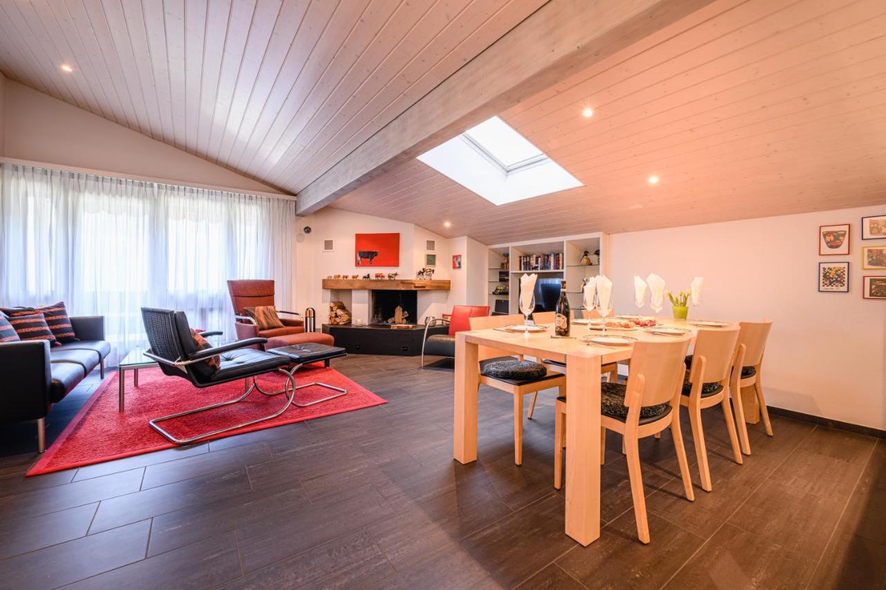 Chalet Primula Penthouse Wengen Extérieur photo