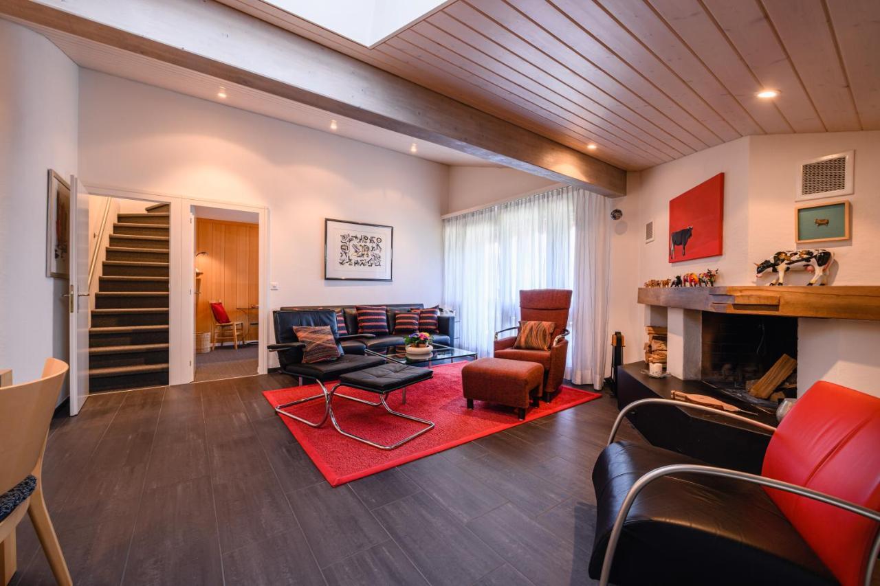 Chalet Primula Penthouse Wengen Extérieur photo