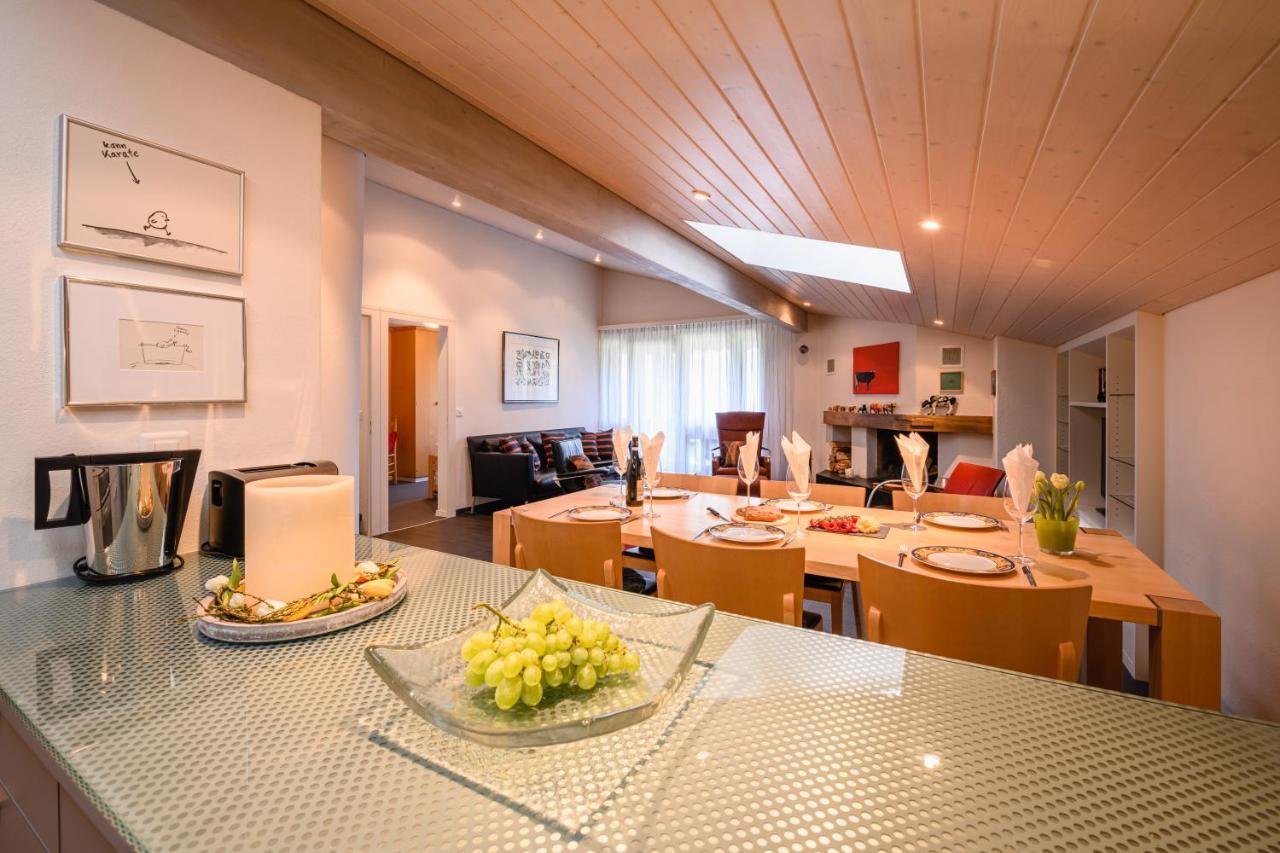 Chalet Primula Penthouse Wengen Extérieur photo