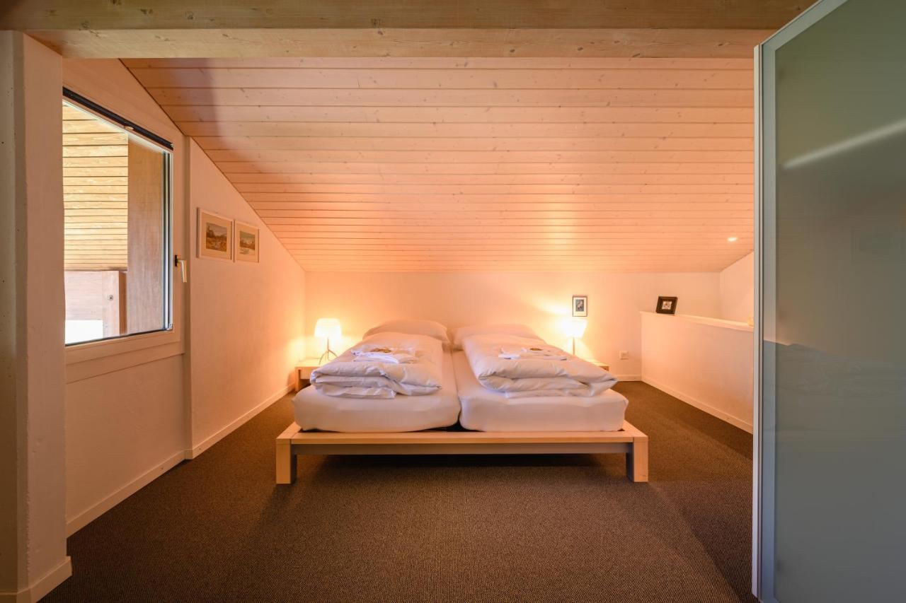 Chalet Primula Penthouse Wengen Extérieur photo