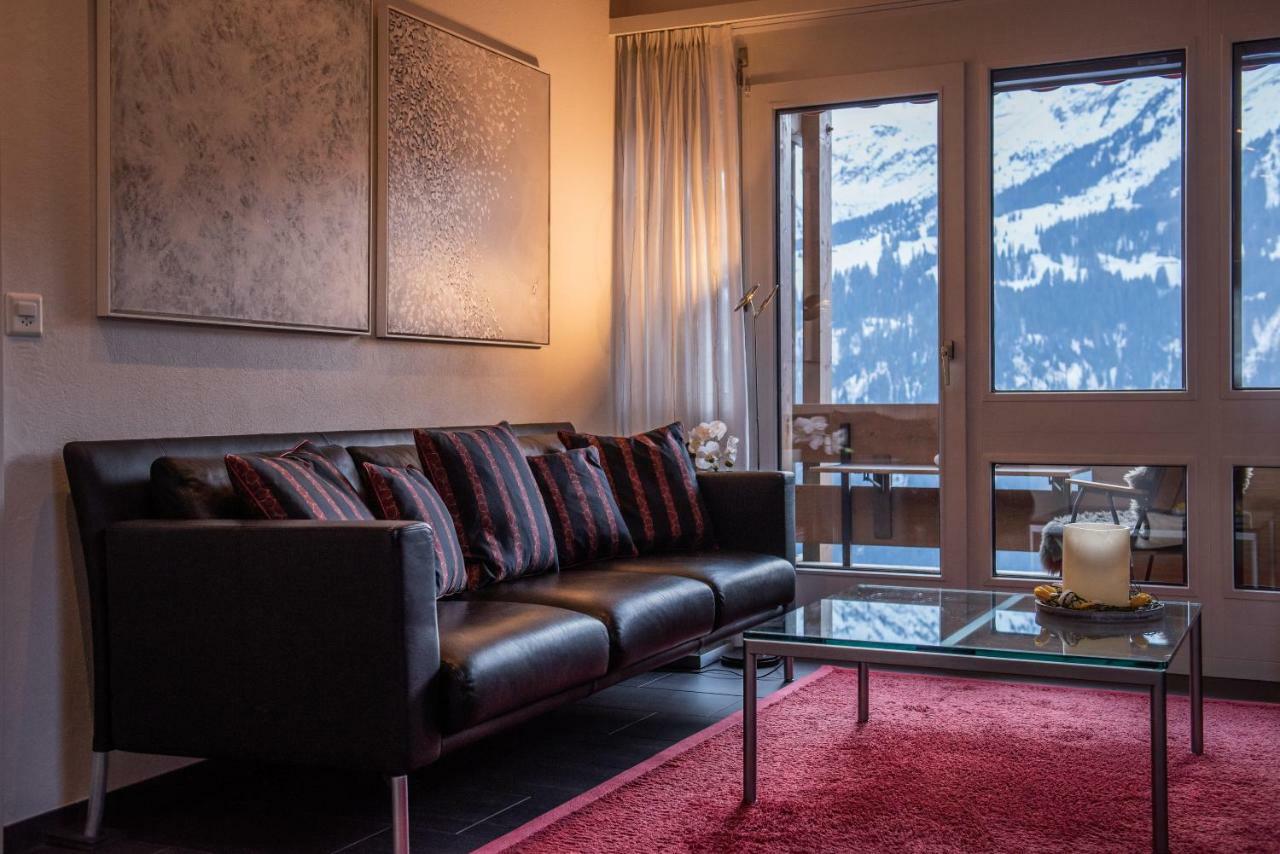 Chalet Primula Penthouse Wengen Extérieur photo